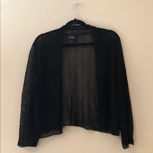 Eileen Fisher // Crochet Open Knit Cardigan